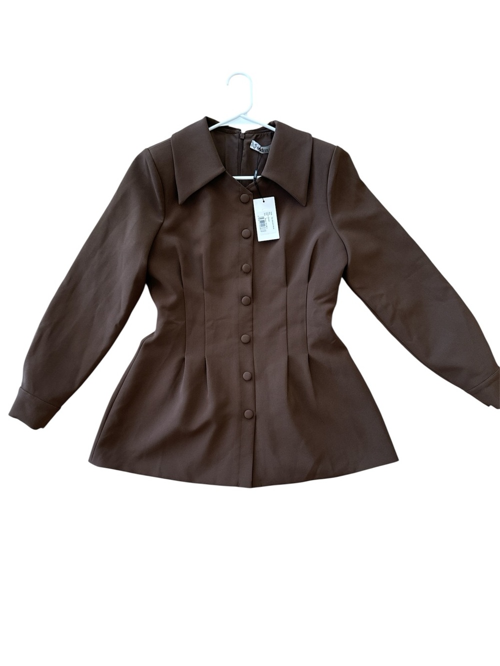 Odd Muse The Ultimate Muse Shirt and Skirt SET in Brown Size: L